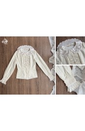 Miss Point Strawberry Pictorial 2.0 Collar Embroidered Blouse(Reservation/Full Payment Without Shipping)